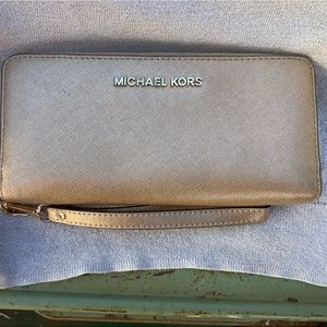 Gold Michael Kors wallet